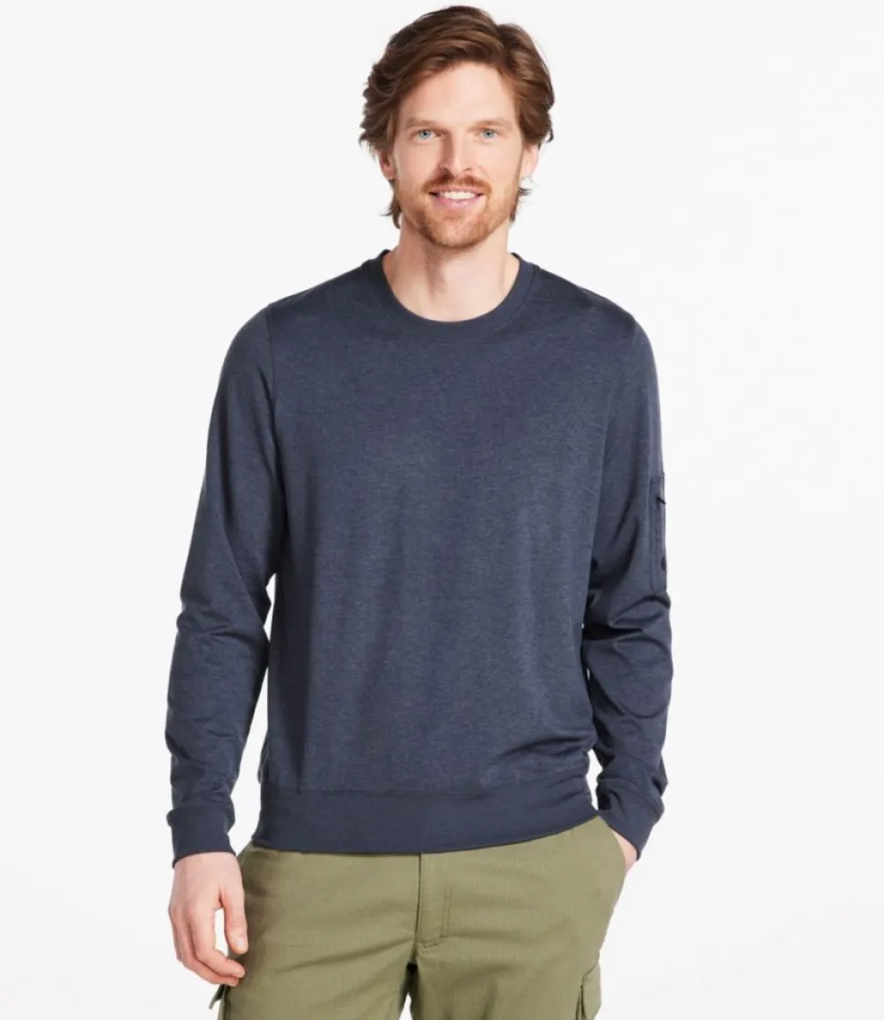 Online L.L.Bean "Men's VentureSoft Crewneck Shirt" AdobeMarl
