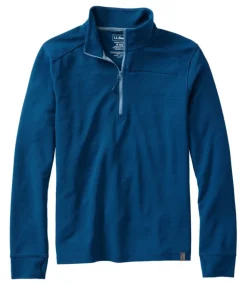 Discount L.L.Bean "Men's VentureStretch Ottoman-Rib Pullover, Quarter-Zip"