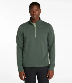 Discount L.L.Bean "Men's VentureStretch Ottoman-Rib Pullover, Quarter-Zip"