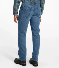 Online L.L.Bean "Men's Vintage 1912 Jeans, Standard Fit, Straight Leg, Lined" TintedMedium