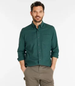 Flash Sale L.L.Bean "Men's Wicked Good Flannel Shirt, Slightly Fitted, Houndstooth"