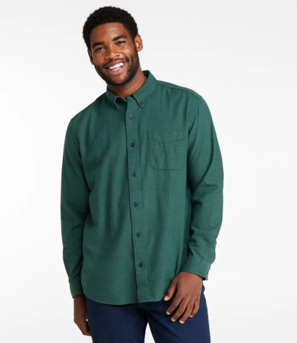 Flash Sale L.L.Bean "Men's Wicked Good Flannel Shirt, Slightly Fitted, Houndstooth"