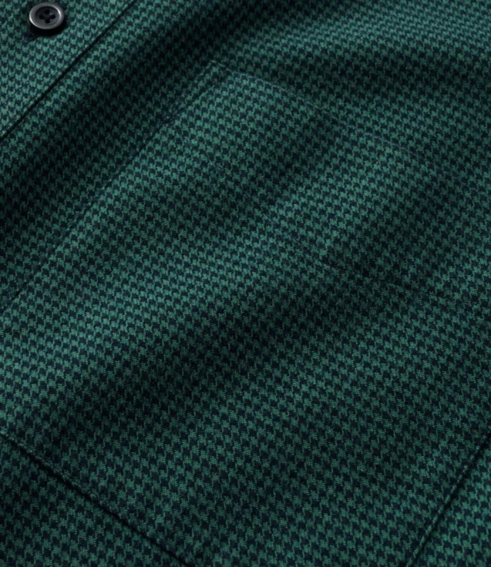 Flash Sale L.L.Bean "Men's Wicked Good Flannel Shirt, Slightly Fitted, Houndstooth"