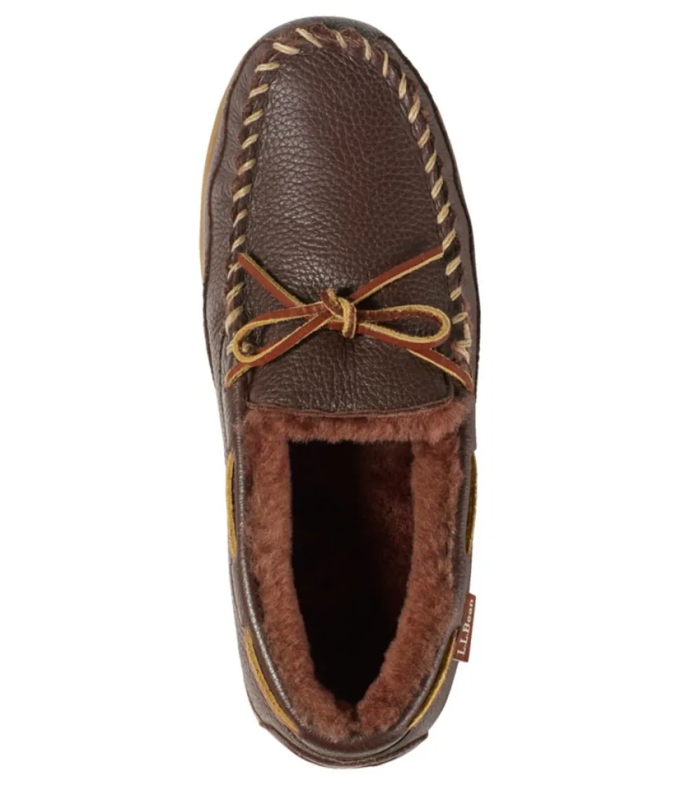 Store L.L.Bean "Men's Wicked Good® Moccasins, Moosehide" Chocolate