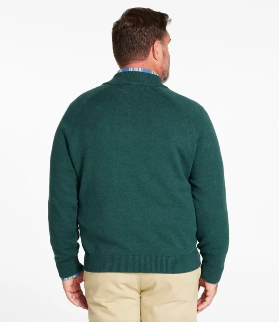 Best L.L.Bean "Men's Wicked Soft Cotton/Cashmere Sweaters, Quarter-Zip"