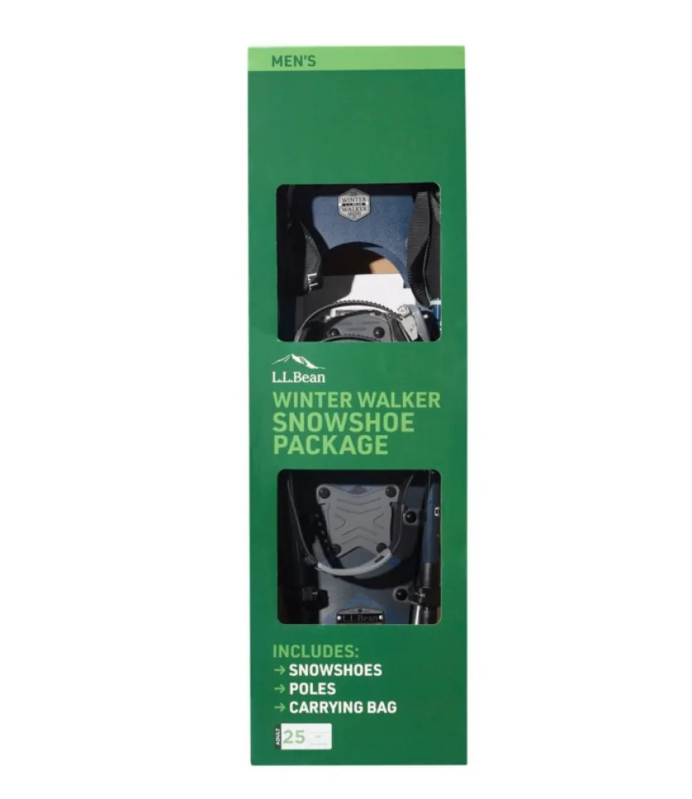 Online L.L.Bean "Men's Winter Walker Snowshoe Package"