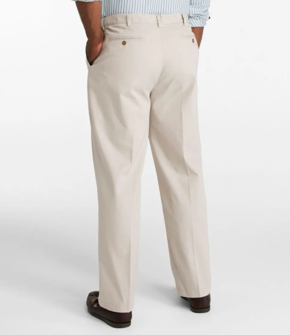 Outlet L.L.Bean "Men's Wrinkle-Free Double L® Chinos, Natural Fit, Hidden Comfort, Plain Front"