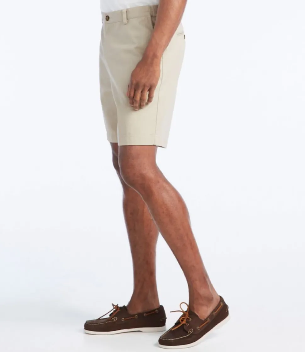 Cheap L.L.Bean "Men's Wrinkle-Free Double L® Chino Shorts, Natural Fit, Hidden Comfort Waist, 8""