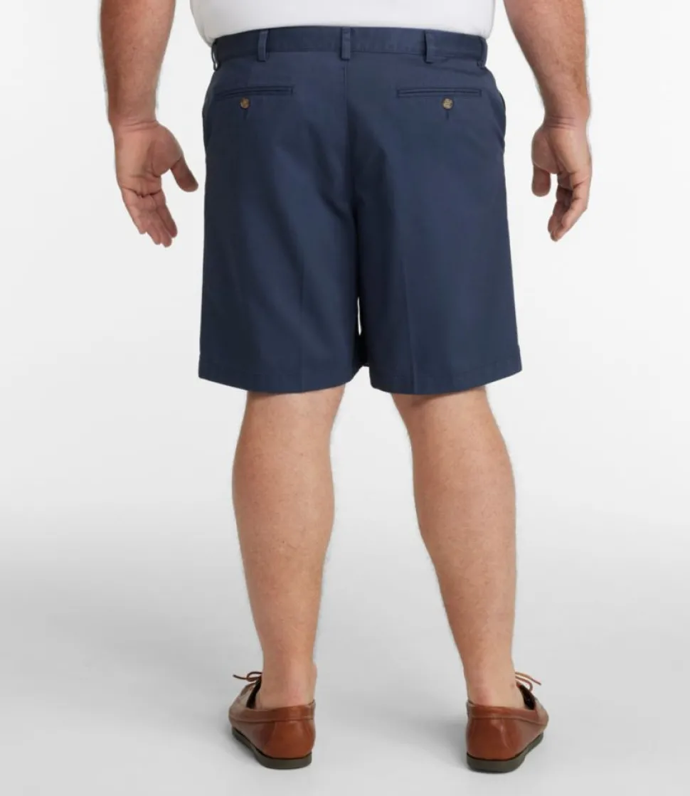 Cheap L.L.Bean "Men's Wrinkle-Free Double L® Chino Shorts, Natural Fit, Hidden Comfort Waist, 8""