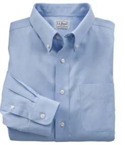 Sale L.L.Bean "Men's Wrinkle-Free Pinpoint Oxford Cloth Shirt, Traditional Fit"