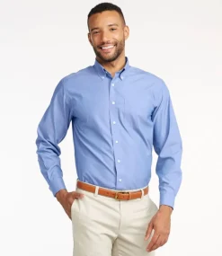 Sale L.L.Bean "Men's Wrinkle-Free Pinpoint Oxford Cloth Shirt, Traditional Fit"