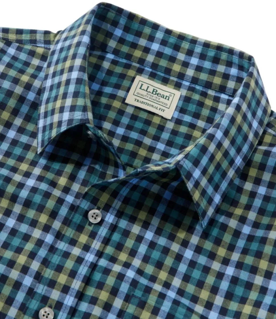 Clearance L.L.Bean "Men's Wrinkle-Free Ultrasoft Brushed Cotton Shirt, Long-Sleeve, Traditional Untucked Fit"