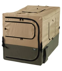 Flash Sale L.L.Bean "Mountain Classic Travel Dog Crate" Sandstone