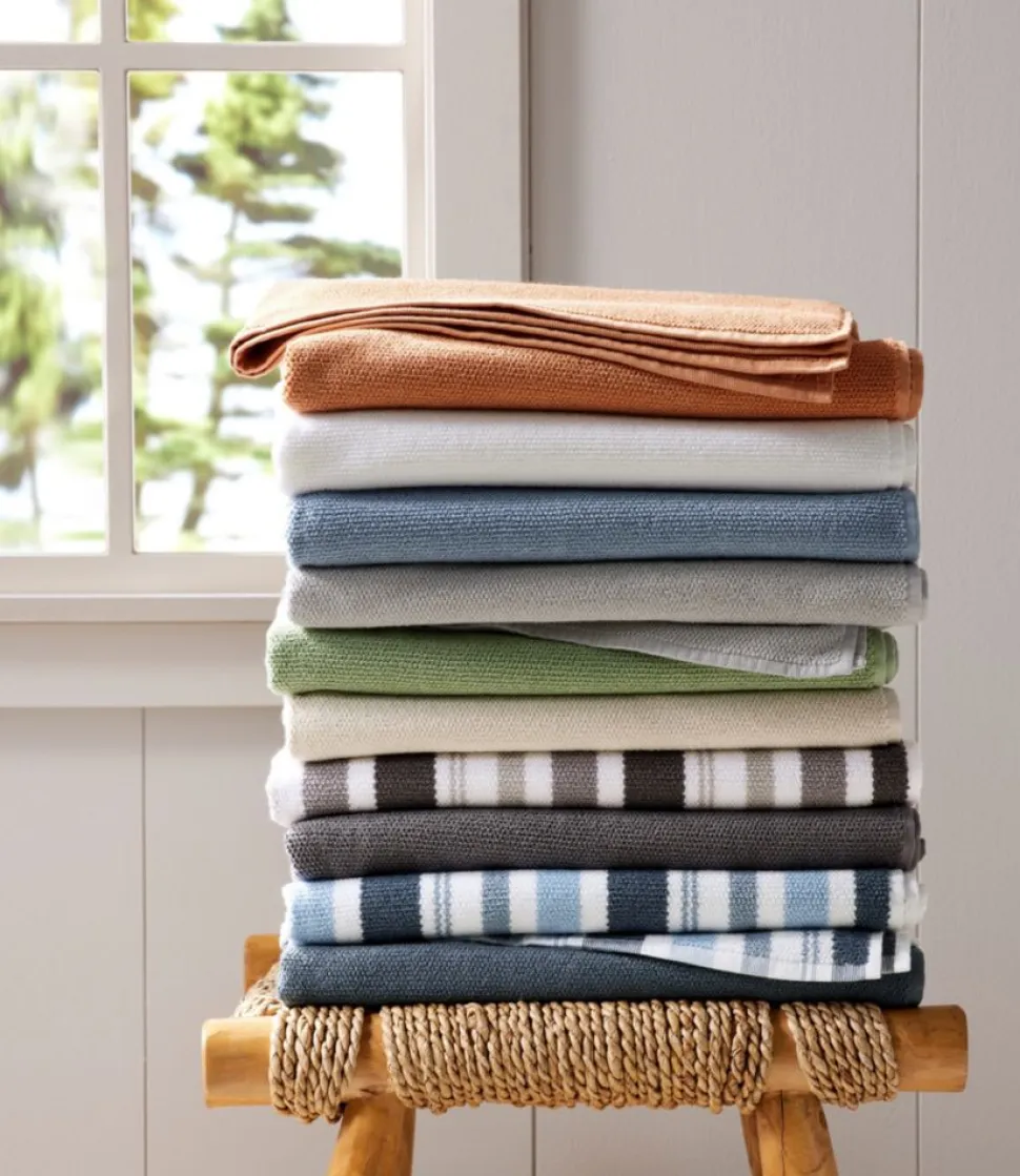 Fashion L.L.Bean "Organic Textured Cotton Towel"