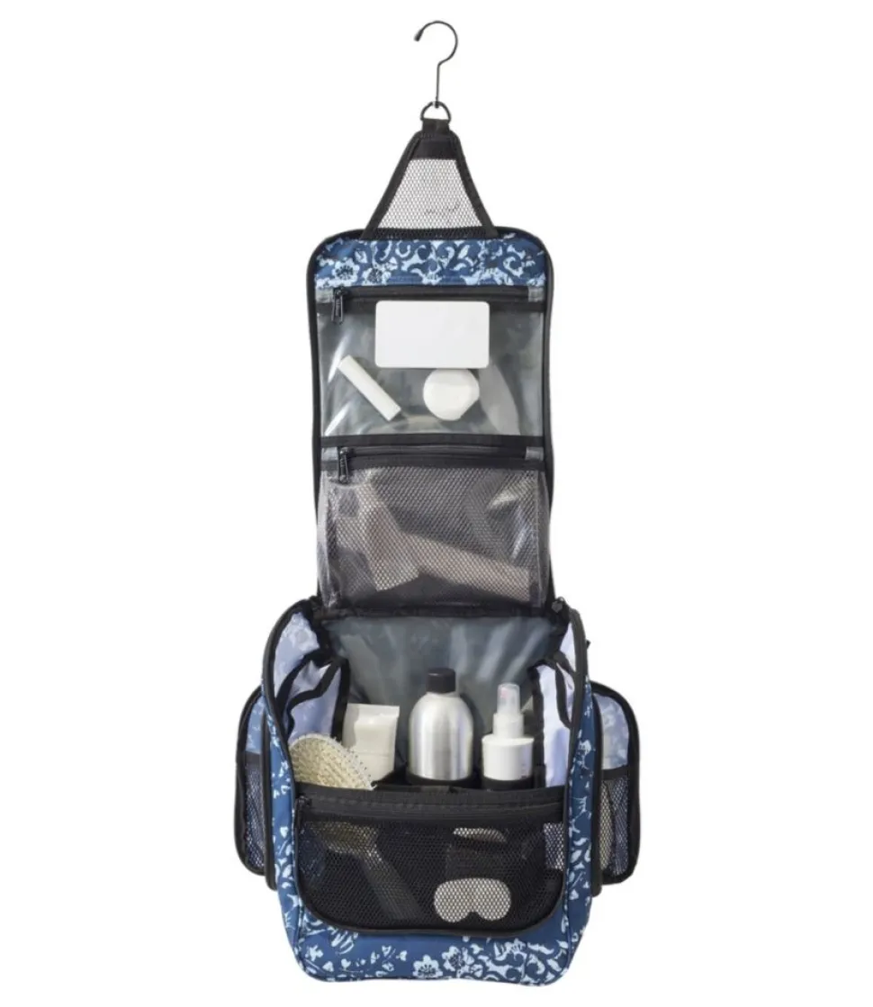 Store L.L.Bean "Personal Organizer Toiletry Bag, Large, Print" NauticalNavyPatchwork