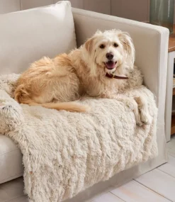 Outlet L.L.Bean "Plush Cuddler Bolster Dog Throw"