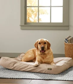 Store L.L.Bean "Premium Denim Dog Bed, Rectangular"