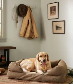 Cheap L.L.Bean "Premium Denim Dog Couch"