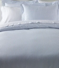 Outlet L.L.Bean "Premium Egyptian Percale Comforter Cover Collection, Stripe"