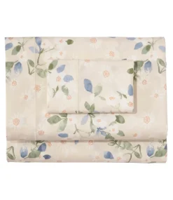 Best Sale L.L.Bean "Premium Egyptian Percale Sheet Collection, Daisy"