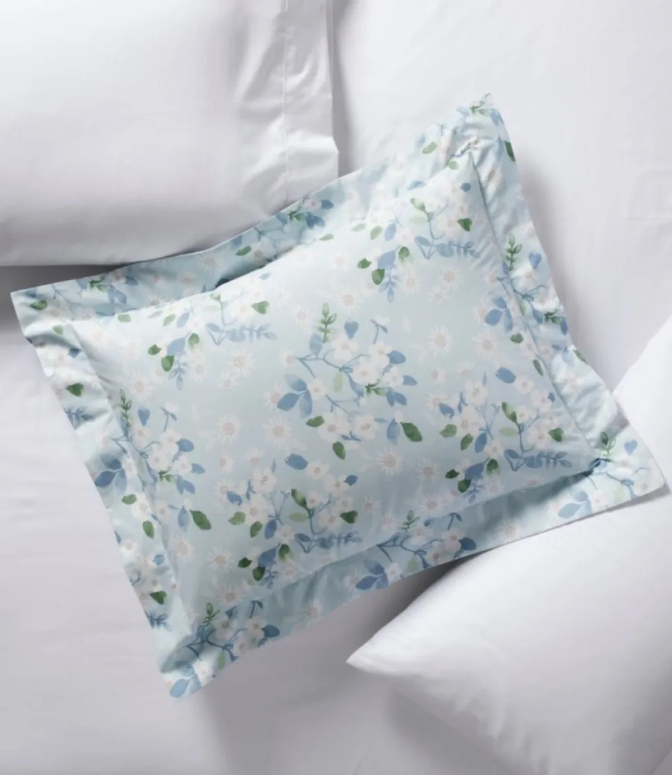 Hot L.L.Bean "Premium Egyptian Percale Comforter Cover Collection, Daisy"
