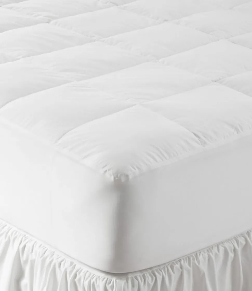 Online L.L.Bean "PrimaLoft Mattress Pad" White