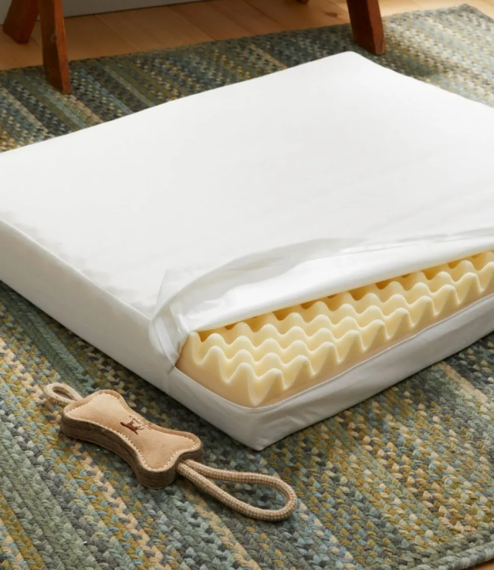 Store L.L.Bean "Protective Pet Bed Liner, Rectangular" White