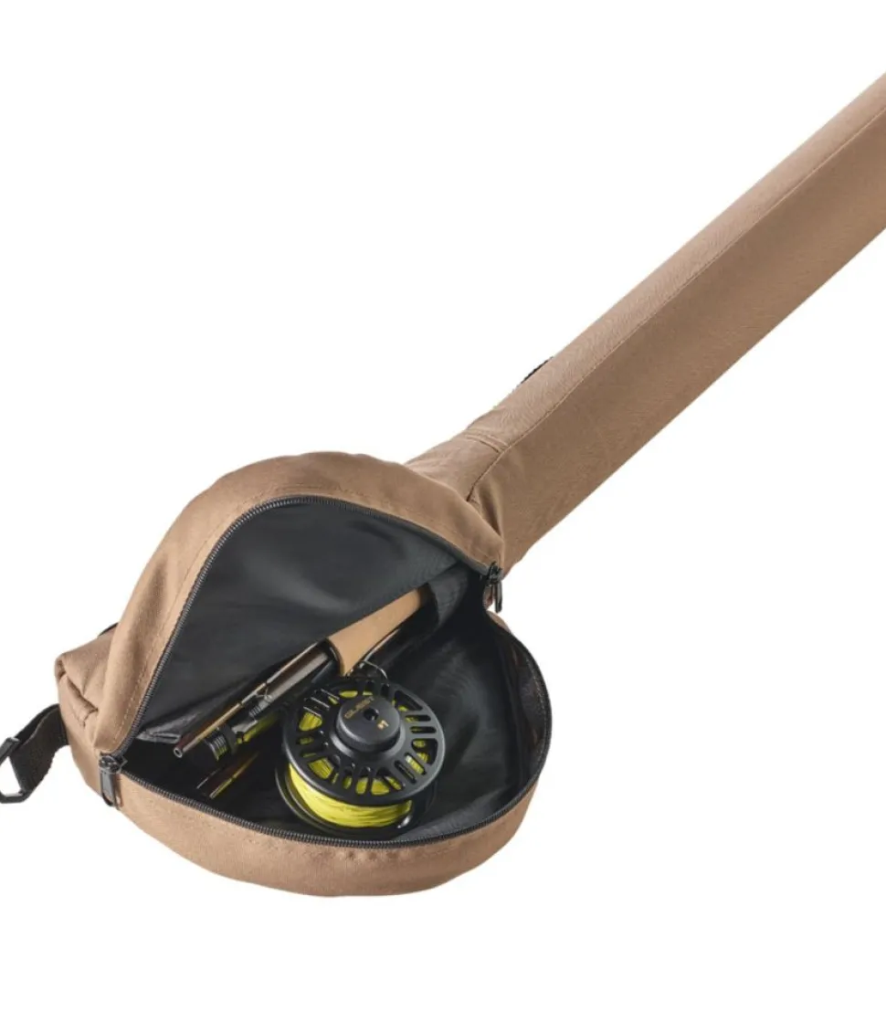 New L.L.Bean "Quest Fly Rod Outfits, Two-Piece" Brown