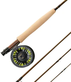 Sale L.L.Bean "Quest Four-Piece Fly Rod Outfits, Four-Piece" Brown