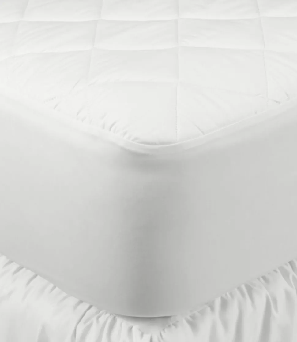 Fashion L.L.Bean "Quilted Waterproof Mattress Pad" White