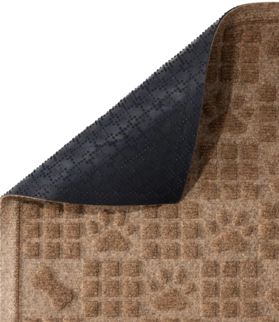 Cheap L.L.Bean "Recycled Waterhog Runner, Dog Bones and Paws"