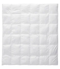 Flash Sale L.L.Bean "Sateen Goose Down Comforter, Warm" White