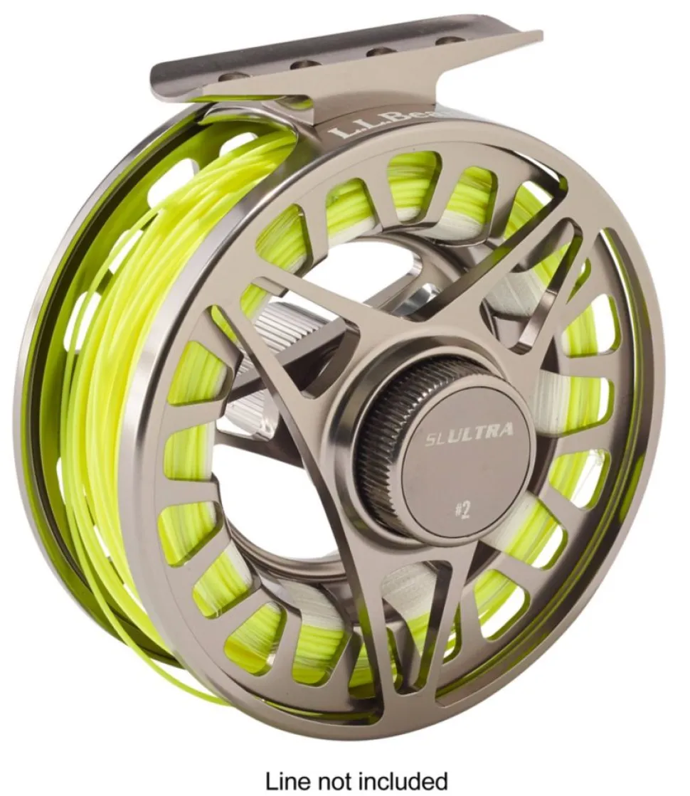 Flash Sale L.L.Bean "Streamlight Ultra II Large Arbor Fly Reel" Silver