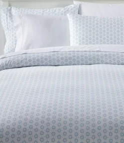Outlet L.L.Bean "Sunwashed Percale Comforter Cover, Print"