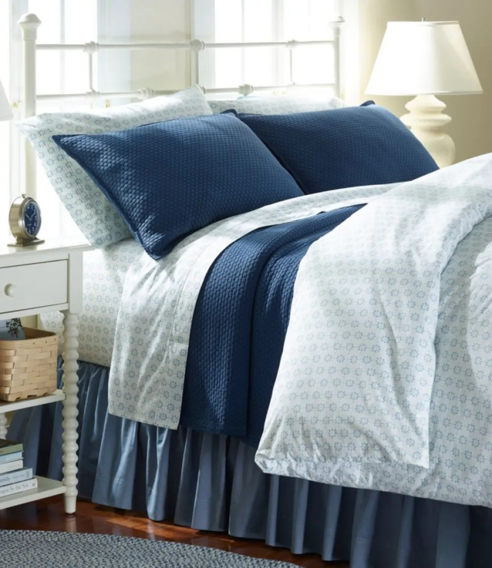 Outlet L.L.Bean "Sunwashed Percale Comforter Cover, Print"