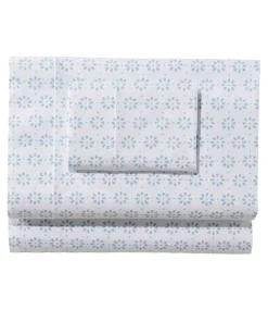 Hot L.L.Bean "Sunwashed Percale Sheet Collection, Print"