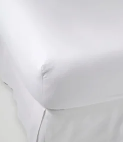Flash Sale L.L.Bean "280-Thread-Count Pima Cotton Percale Sheet, Fitted"