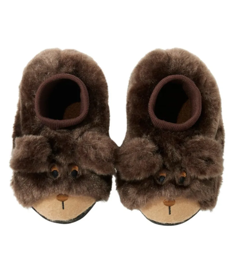Clearance L.L.Bean "Toddlers' Animal Paws Slippers"
