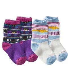 Best Sale L.L.Bean "Toddlers' Katahdin Socks, Two-Pack"
