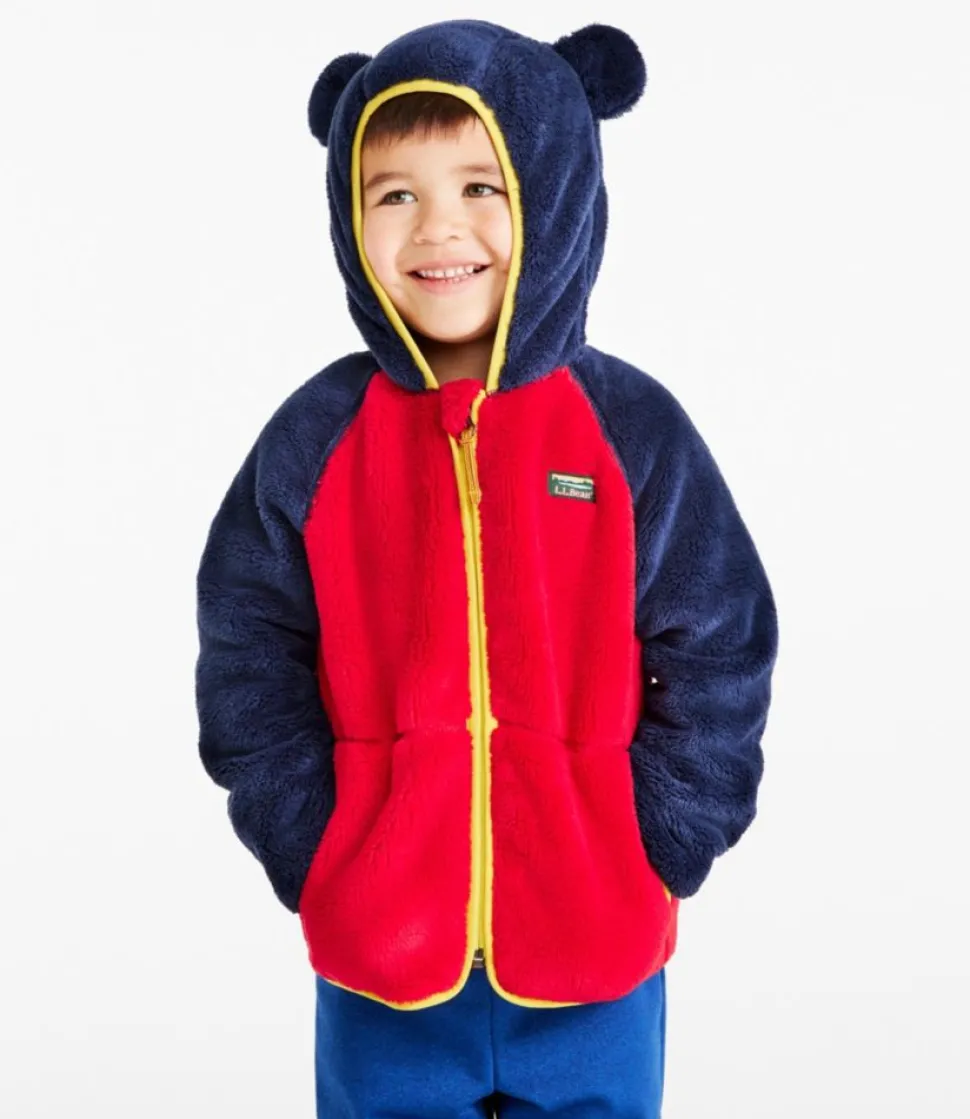 Cheap L.L.Bean "Toddlers' Hi-Pile Fleece Jacket, Colorblock"