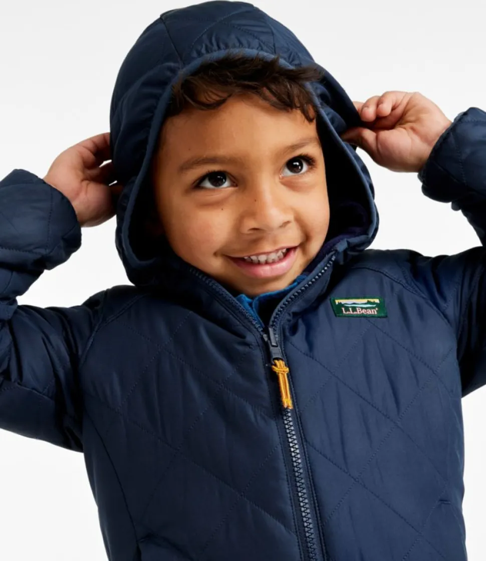 Store L.L.Bean "Toddlers' Mountain Bound Reversible Hooded Jacket" CarbonNavy/Soapstone