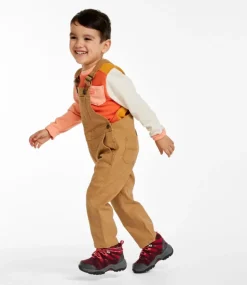 New L.L.Bean "Toddlers' Rugged Utility Overalls" MarshBrown