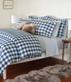 Online L.L.Bean "Ultrasoft Comfort Flannel Pillowcases, Check Set of Two"