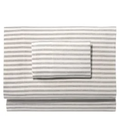 Cheap L.L.Bean "Ultrasoft Comfort Flannel Sheet Set, Stripe"