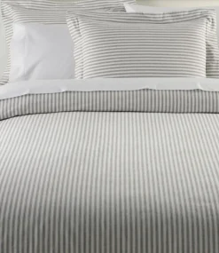 Outlet L.L.Bean "Ultrasoft Comfort Flannel Comforter Cover Collection, Stripe"