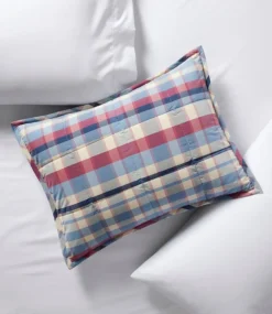 Discount L.L.Bean "Ultrasoft Cotton Comforter Sham, Plaid"