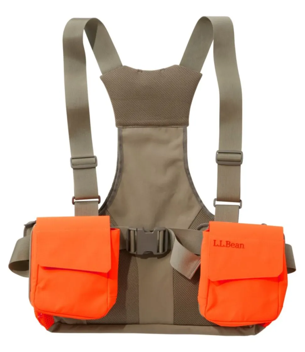 Store L.L.Bean "Upland Hunting Strap Vest" DarkMushroom/HunterOrange