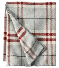 Store L.L.Bean "Washable Wool Blanket, Plaid"