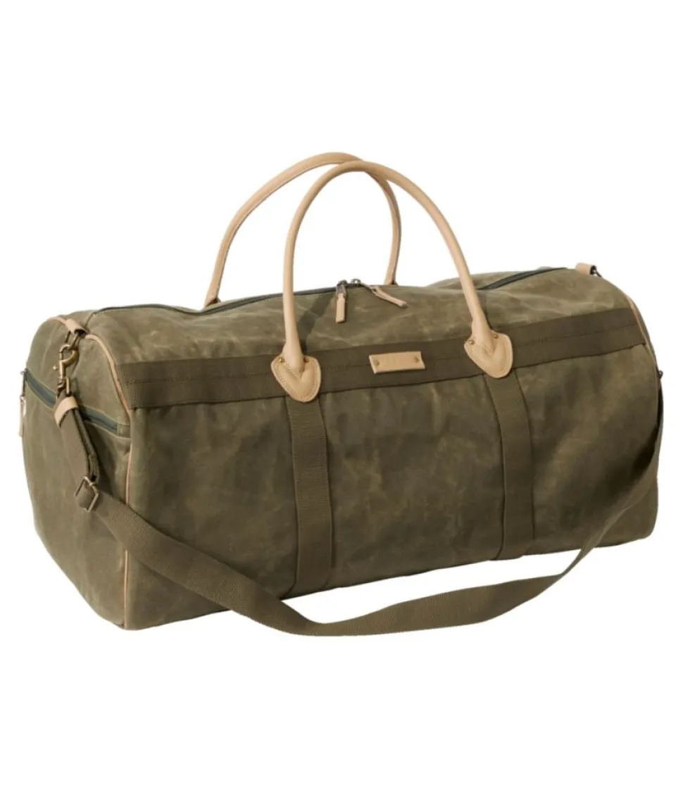 New L.L.Bean "Waxed Canvas Duffle, Large"