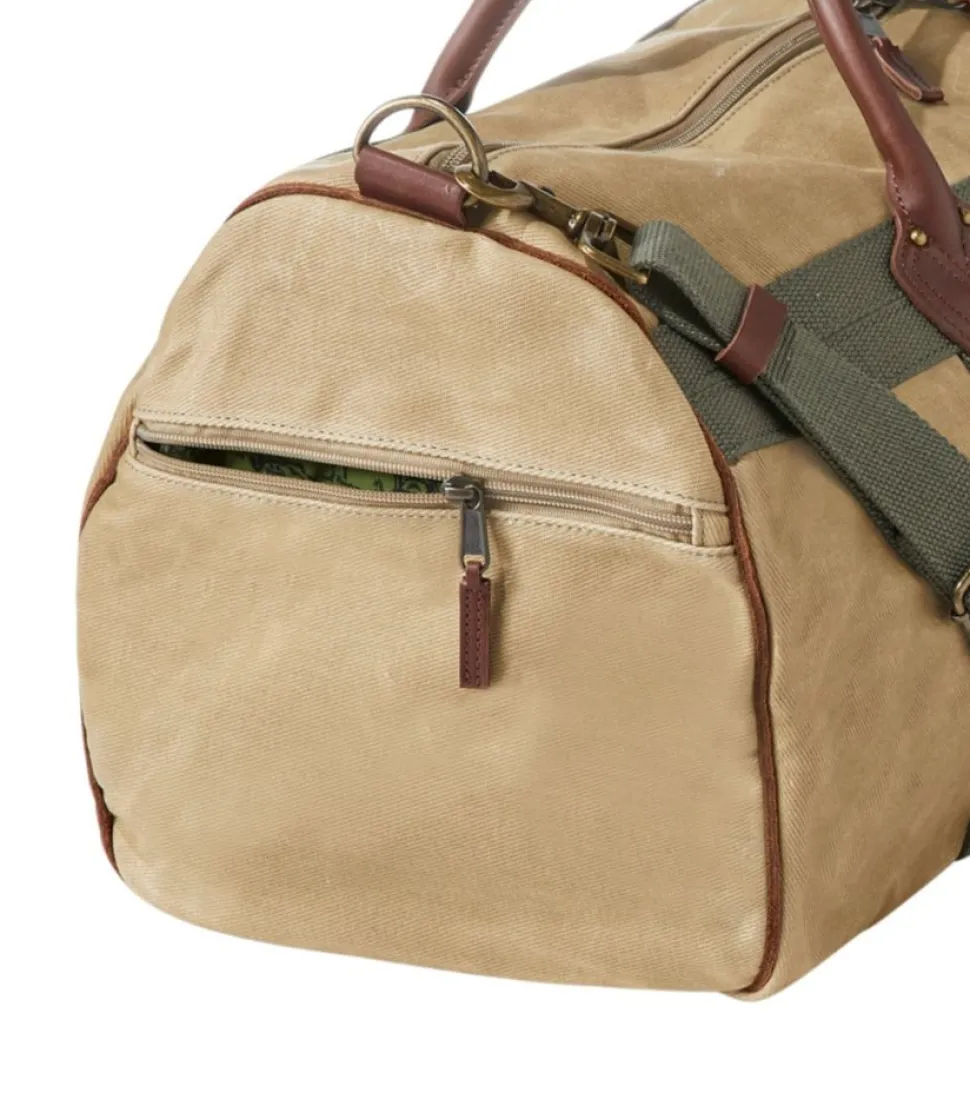 Best Sale L.L.Bean "Waxed Canvas Duffle, Medium"